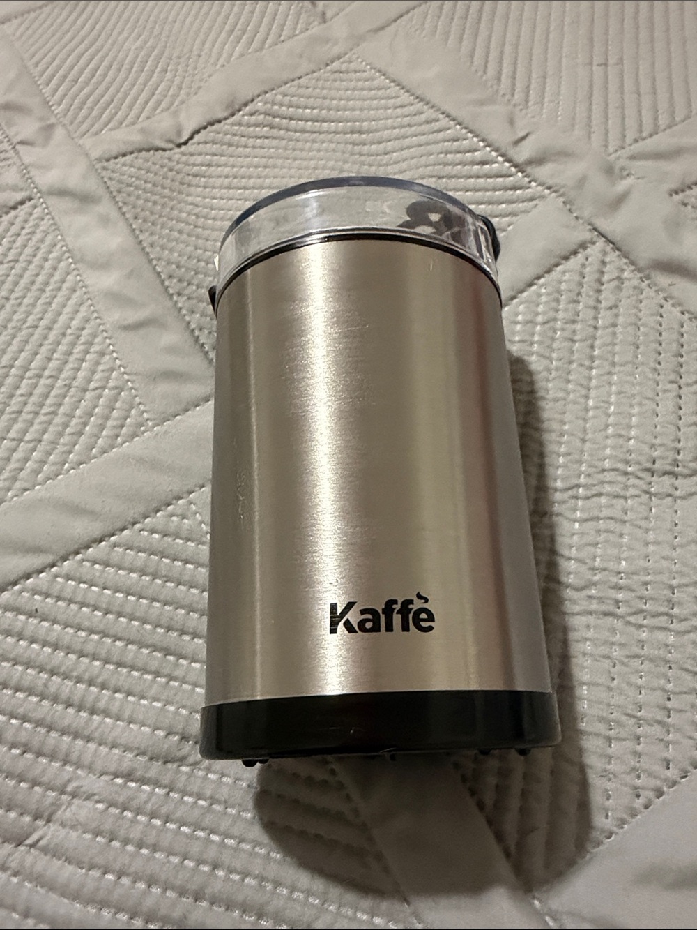 Kaffè Silver Coffee Grinder - Compact Electric Grinder